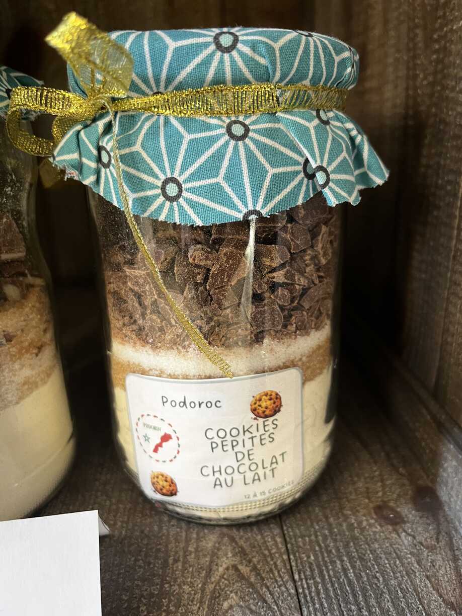 kit préparation cookies pépites de chocolat au lait